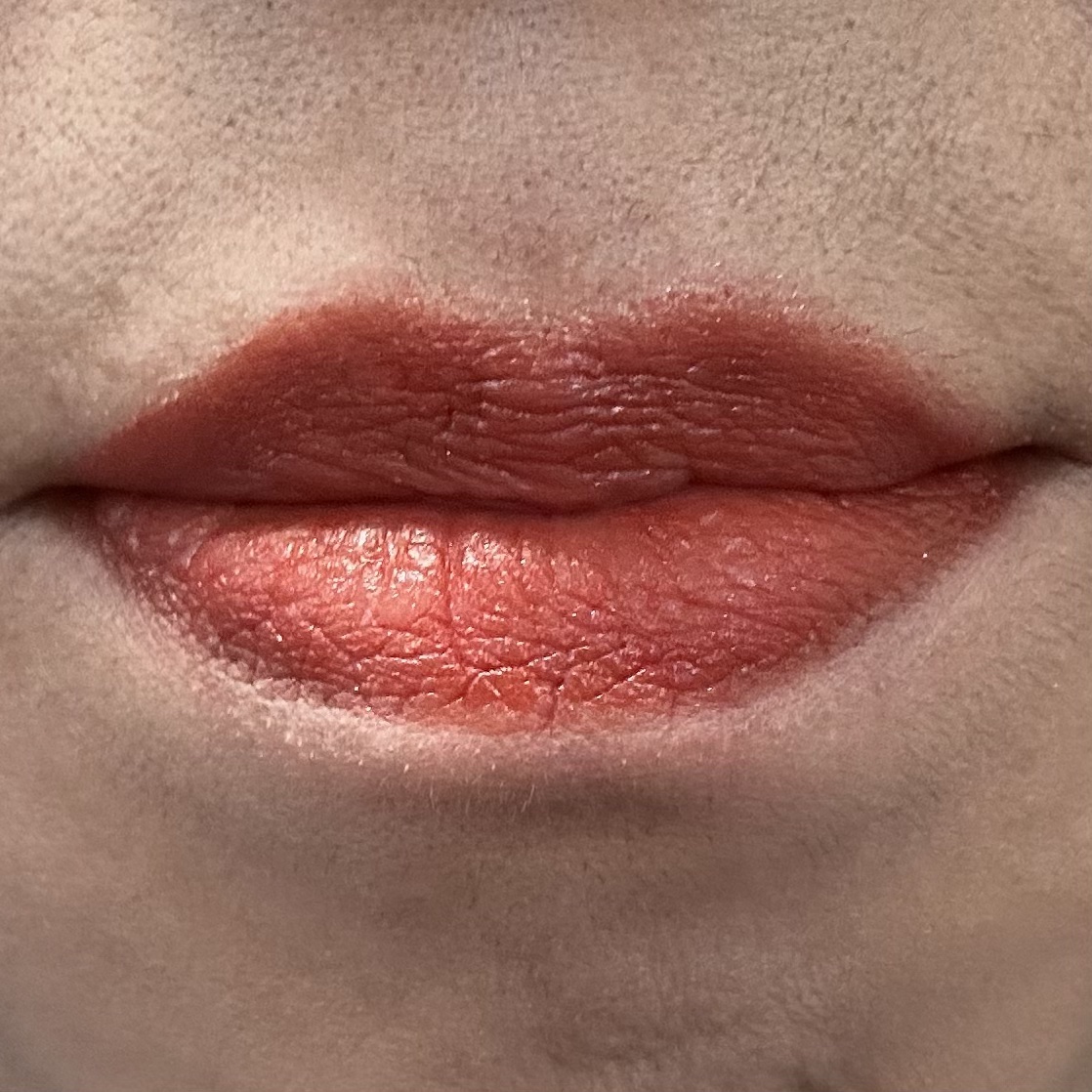 百花同心錠 彫刻リップ M1314 もみじいろ/花西子/口紅を使ったクチコミ（2枚目）