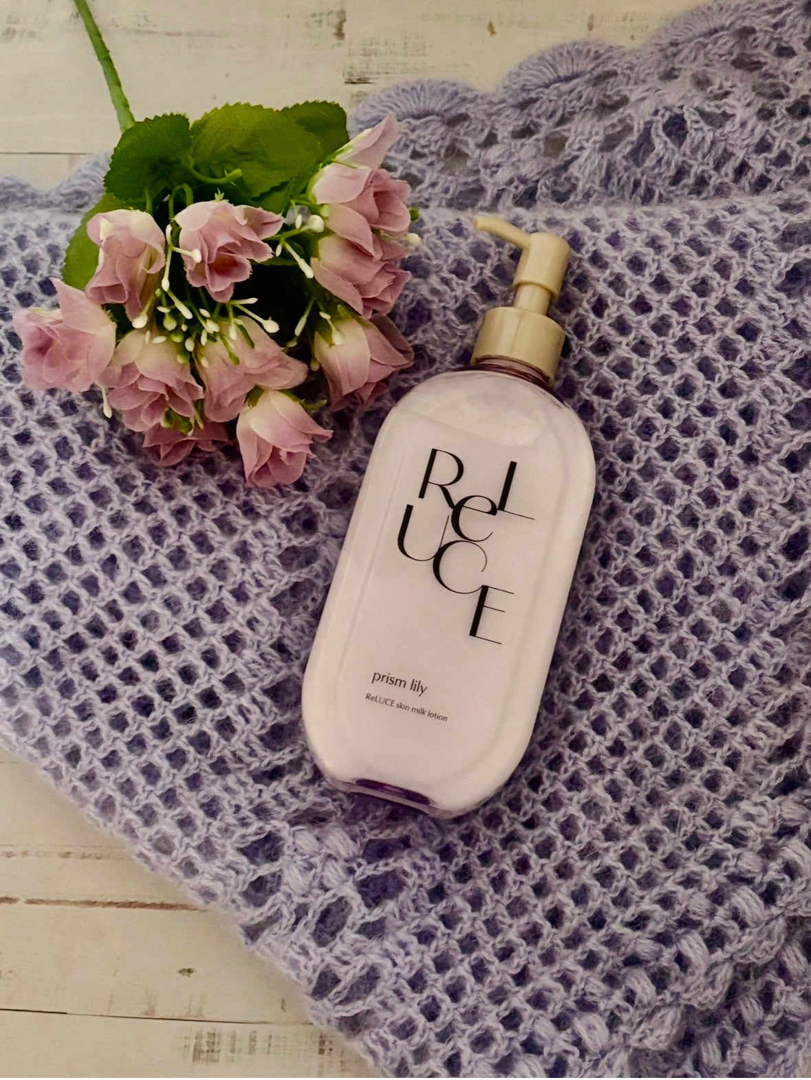 リルーチェスキンミルクローションプリズムリリー/コスメテックスローランド/ボディローションを使ったクチコミ(1枚目)