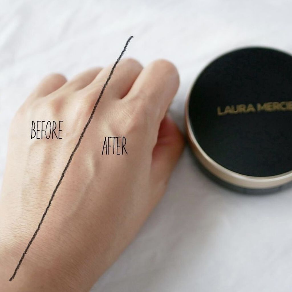 フローレス ルミエール ラディアンス パーフェクティング クッション 2W1/ローラ メルシエ/クッションファンデーションを使ったクチコミ（2枚目）