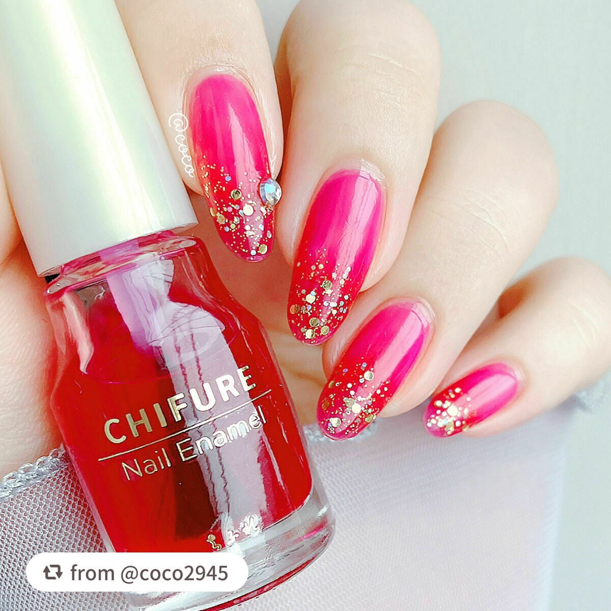 ネイル エナメル/ちふれ/マニキュアを使ったクチコミ(2枚目)