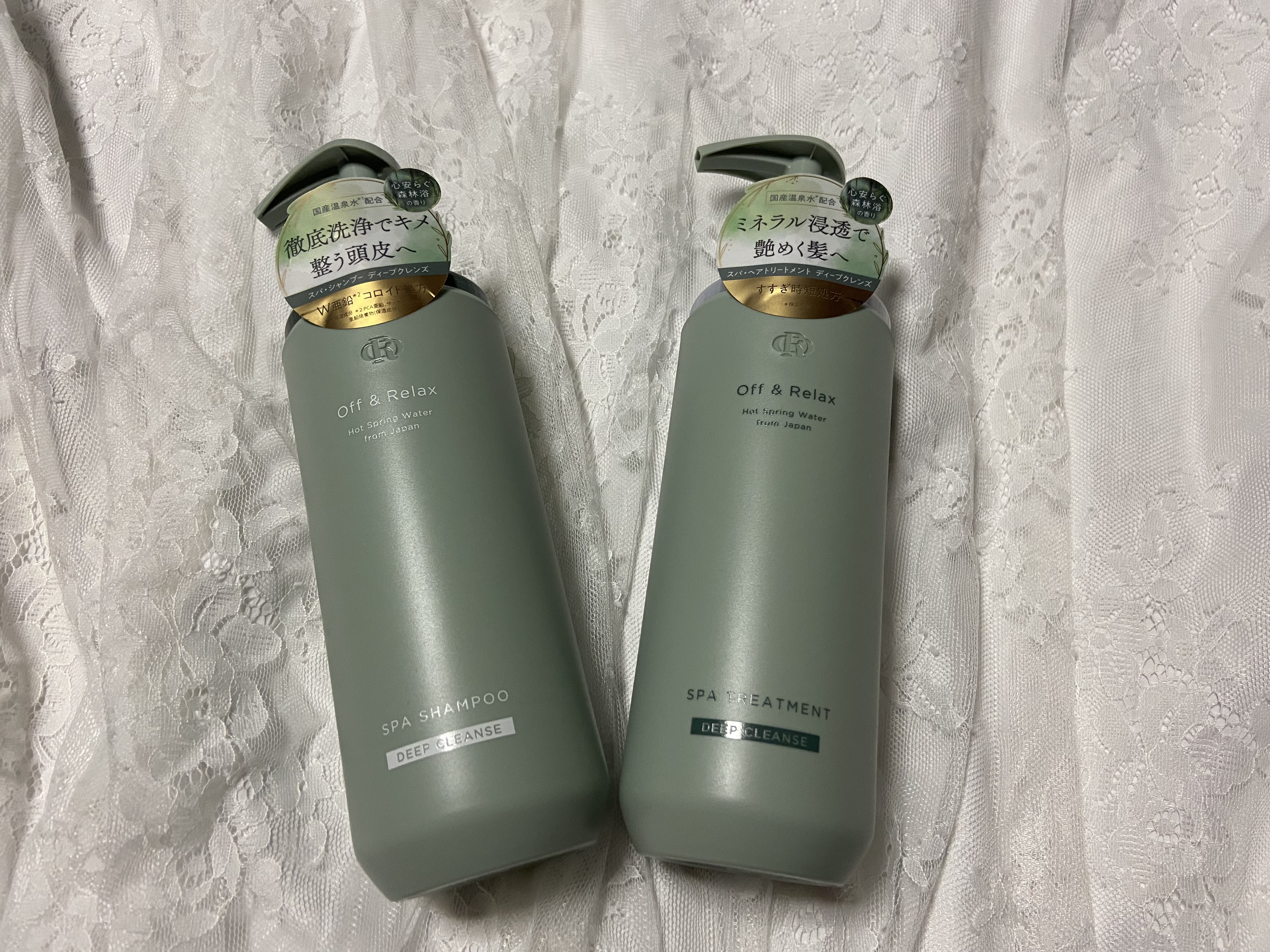 スパ・シャンプー/ヘアトリートメント ディープクレンズ/Off&Relax/市販シャンプーを使ったクチコミ（2枚目）