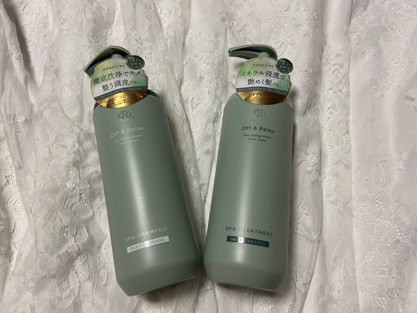 スパ・シャンプー/ヘアトリートメント ディープクレンズ/Off&Relax/市販シャンプーを使ったクチコミ(2枚目)