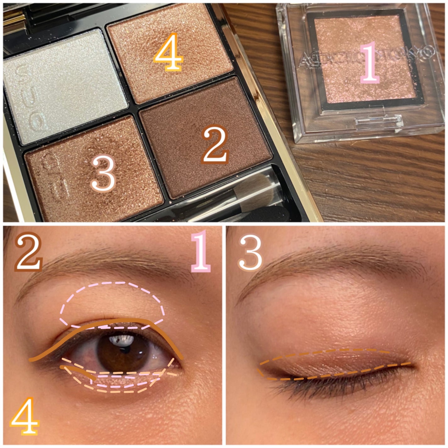 アディクション ザ アイシャドウ スパークル/ADDICTION/単色アイシャドウを使ったクチコミ(3枚目)