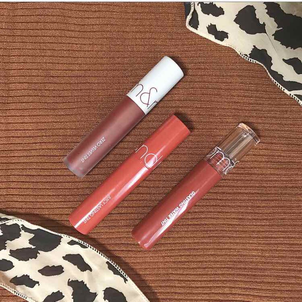 グラスティングウォーターティント/rom&nd/リップティントを使ったクチコミ（1枚目）