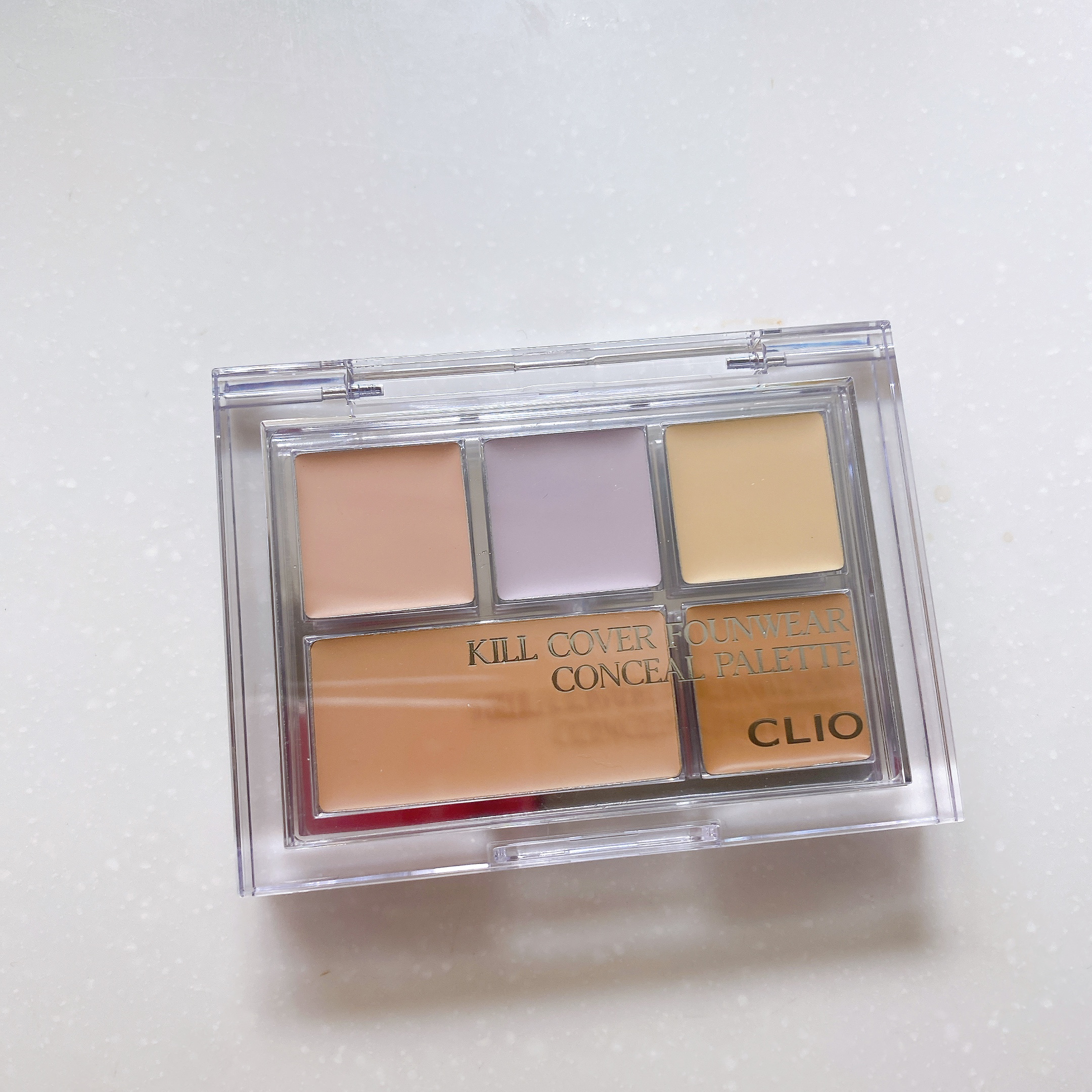 キル カバー ファンウェア コンシール パレット 02 DELIGHT/CLIO/パレットコンシーラーを使ったクチコミ（1枚目）