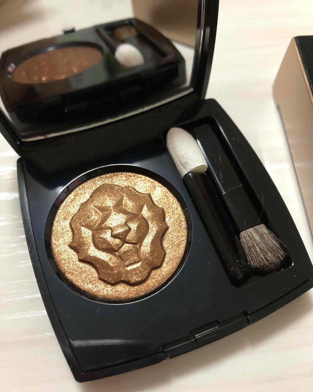 オンブル プルミエール プードゥル/CHANEL/単色アイシャドウを使ったクチコミ(1枚目)