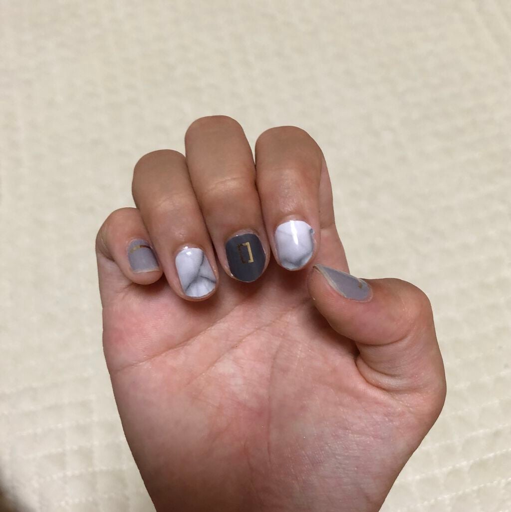 mc ジェルネイルシール/3COINS/ネイルシールを使ったクチコミ(1枚目)