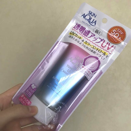 スキンアクア トーンアップUVエッセンス/スキンアクア/日焼け止めクリームを使ったクチコミ(1枚目)