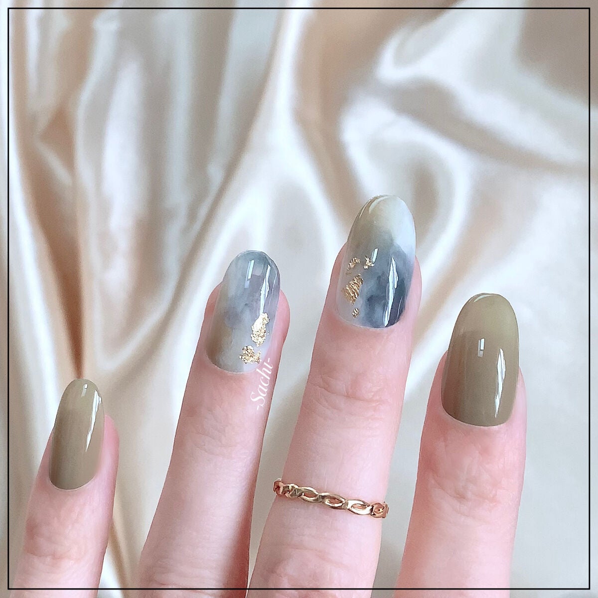 ムードペブルネイル/rom&nd/マニキュアを使ったクチコミ(3枚目)