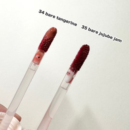 ジューシーラスティングティント/rom&nd/リップティントを使ったクチコミ(3枚目)