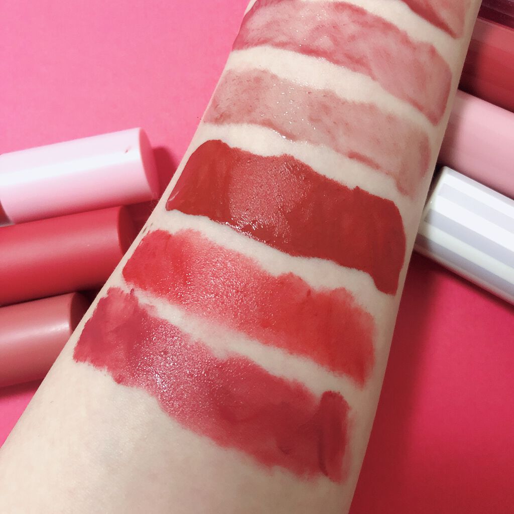 ジューシーラスティングティント/rom&nd/リップティントを使ったクチコミ(4枚目)