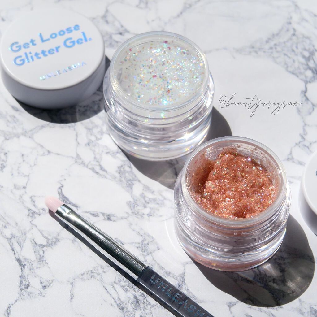 ゲットルーズグリッタージェル/unleashia/グリッターを使ったクチコミ(2枚目)