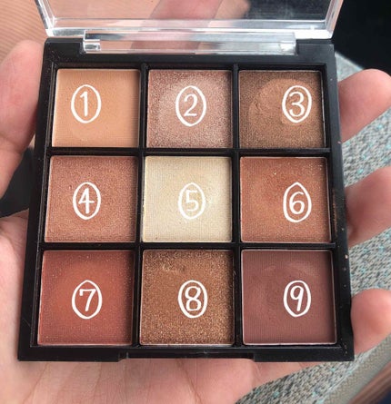 UR GLAM BLOOMING EYE COLOR PALETTE/U R GLAM/アイシャドウパレットを使ったクチコミ(2枚目)
