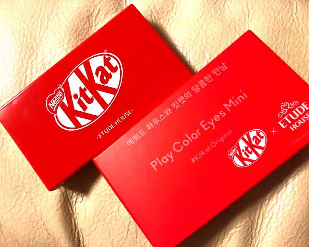 プレイカラーアイズ ミニ #キットカットオリジナル/ETUDE/アイシャドウパレットを使ったクチコミ（1枚目）