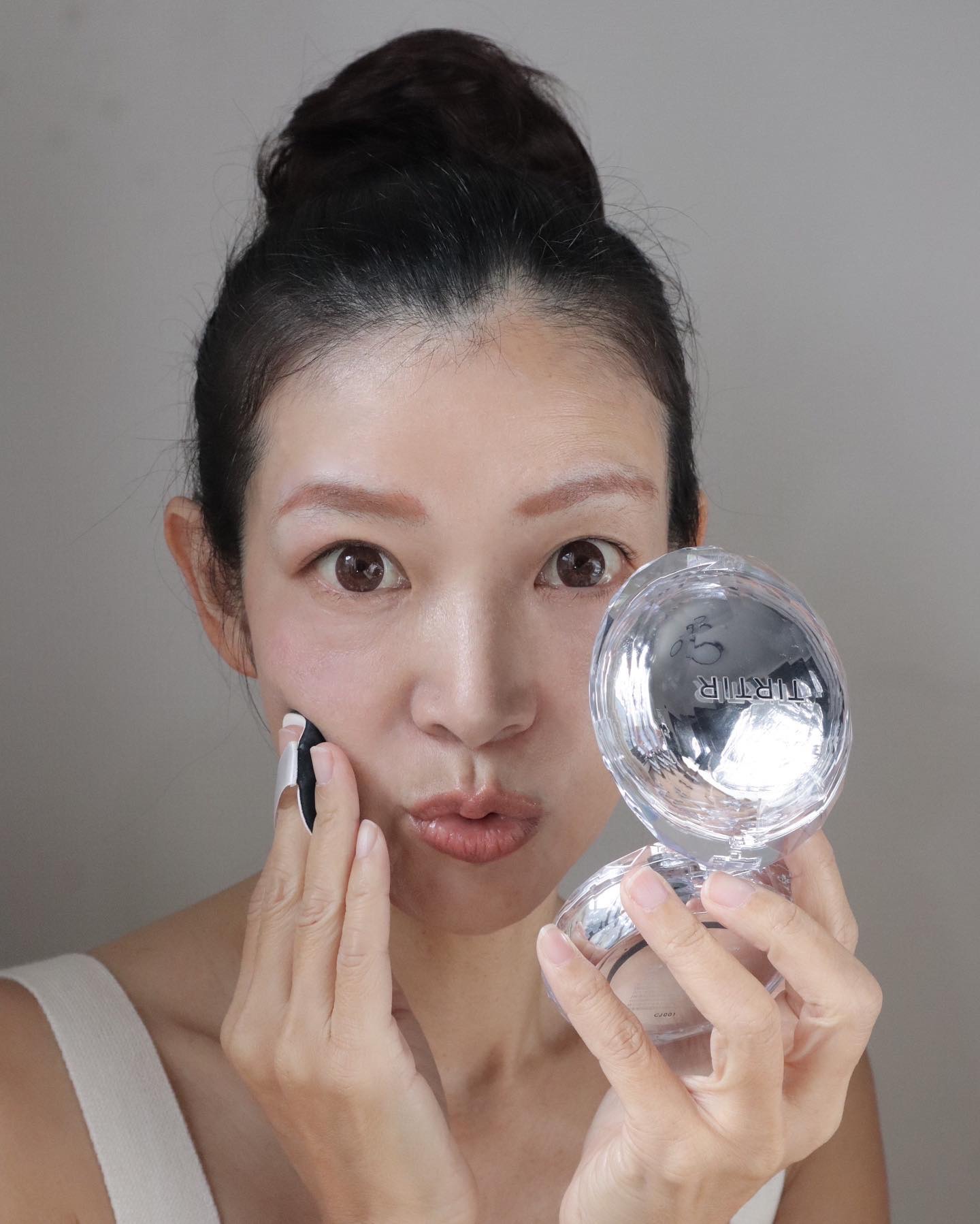 マスクフィット クリスタルメッシュクッション/TIRTIR(ティルティル)/クッションファンデーションを使ったクチコミ（3枚目）