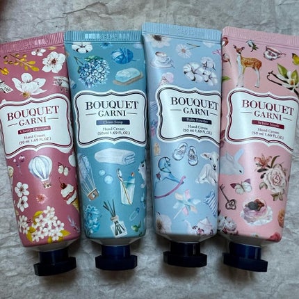 フレグランスハンドクリーム 4種セット/Bouquet Garni/ハンドクリームを使ったクチコミ(9枚目)