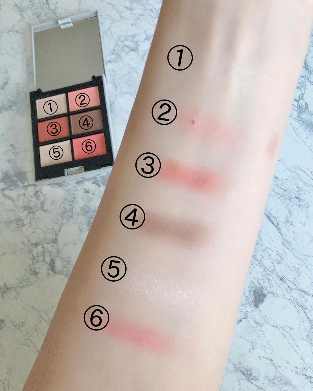 MY MIXED PALETTE 6色カスタムパレット/MN/マルチパレットを使ったクチコミ(10枚目)