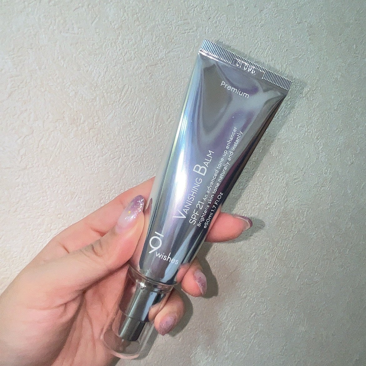 バニシングバーム プレミアム トーンアップ SPF21/9Wishes/化粧下地を使ったクチコミ(2枚目)