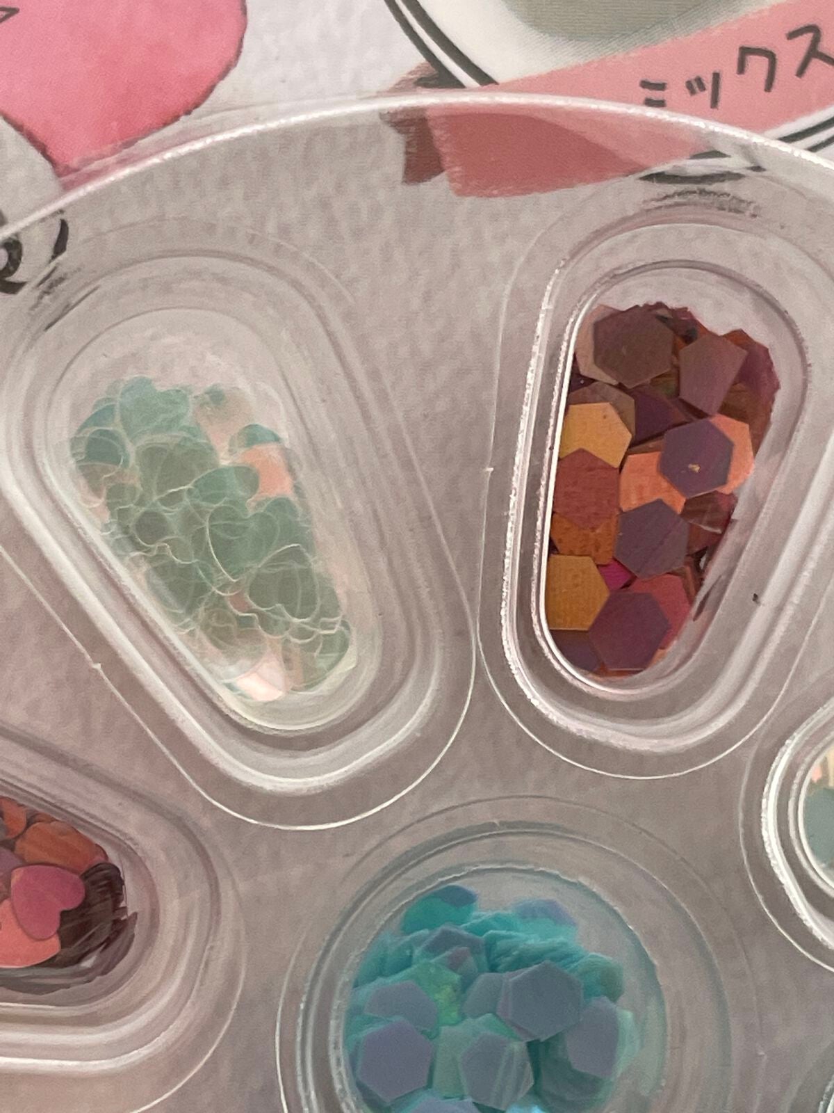 ネイルパーツ9P ミックスホロ/キャンドゥ/ネイルチップ・パーツを使ったクチコミ(6枚目)