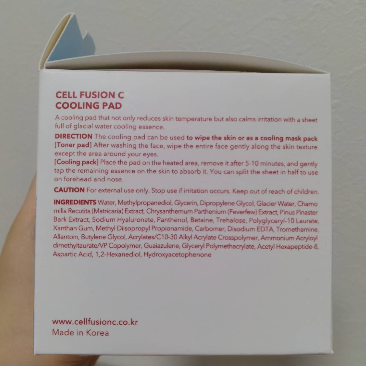 ポストアルファクーリングパッド/Cell Fusion C(セルフュージョンシー)/トナーパッドを使ったクチコミ(5枚目)