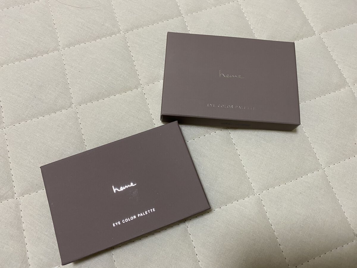 アイカラーパレット/heme/アイシャドウパレットを使ったクチコミ（3枚目）