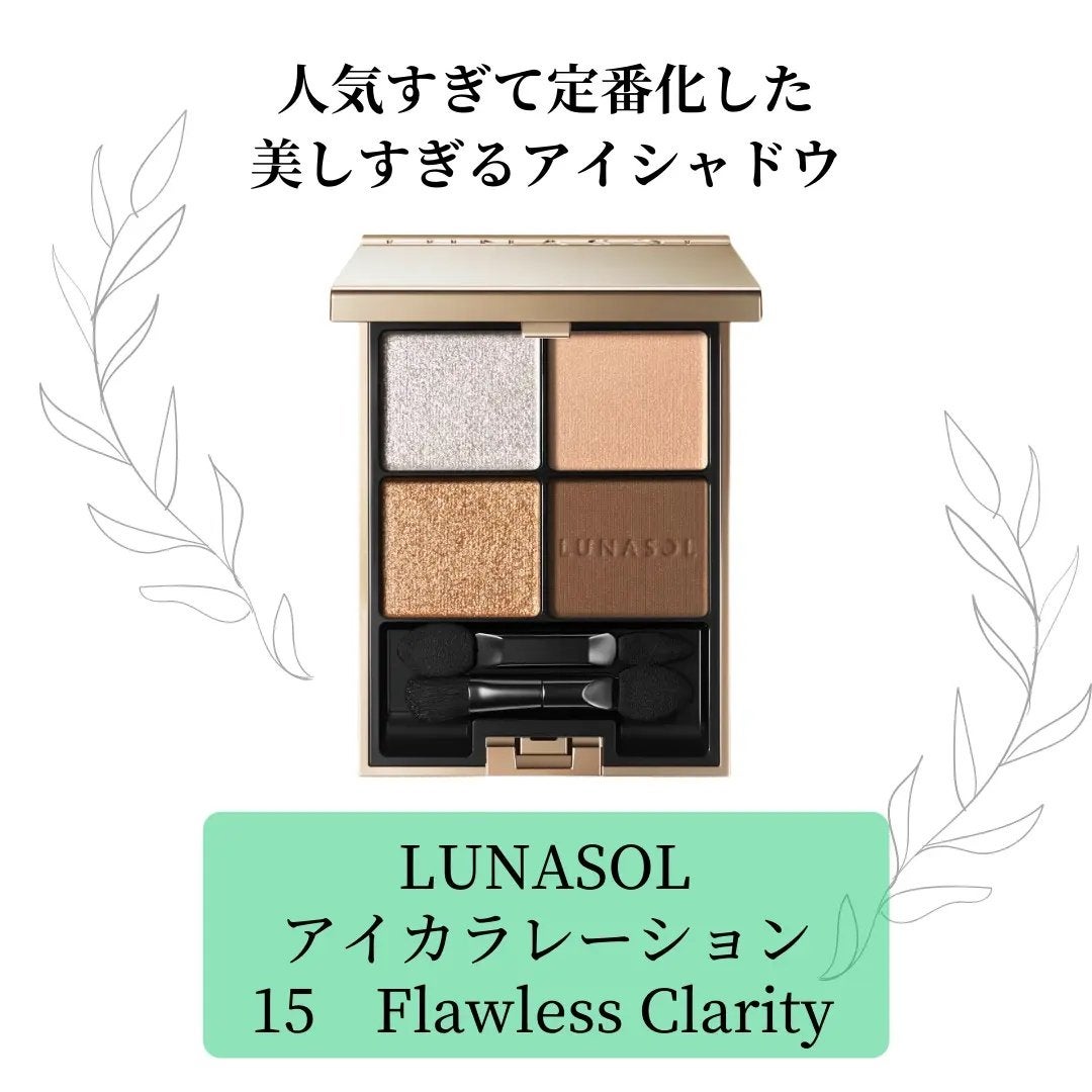 アイカラーレーション/LUNASOL/アイシャドウパレットを使ったクチコミ(2枚目)