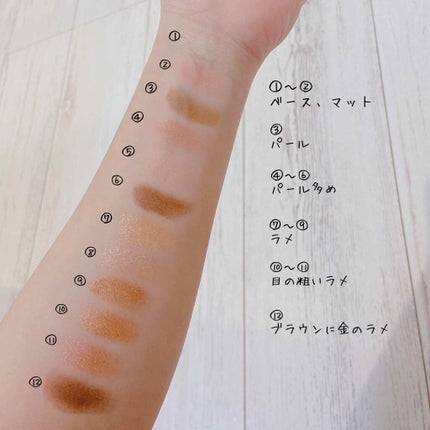 バレンタインボックス/VAVI MELLO/アイシャドウパレットを使ったクチコミ(3枚目)
