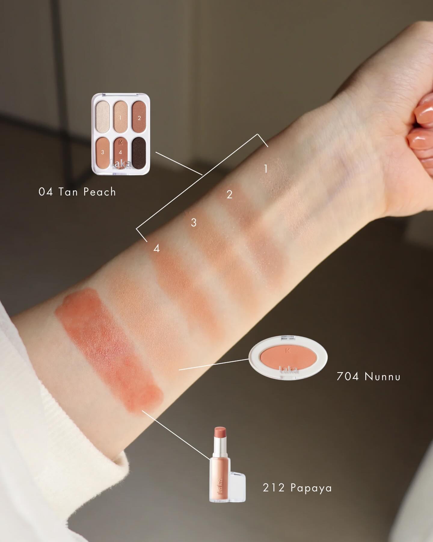 ラブシルクブラッシュ/Laka/パウダーチークを使ったクチコミ（3枚目）