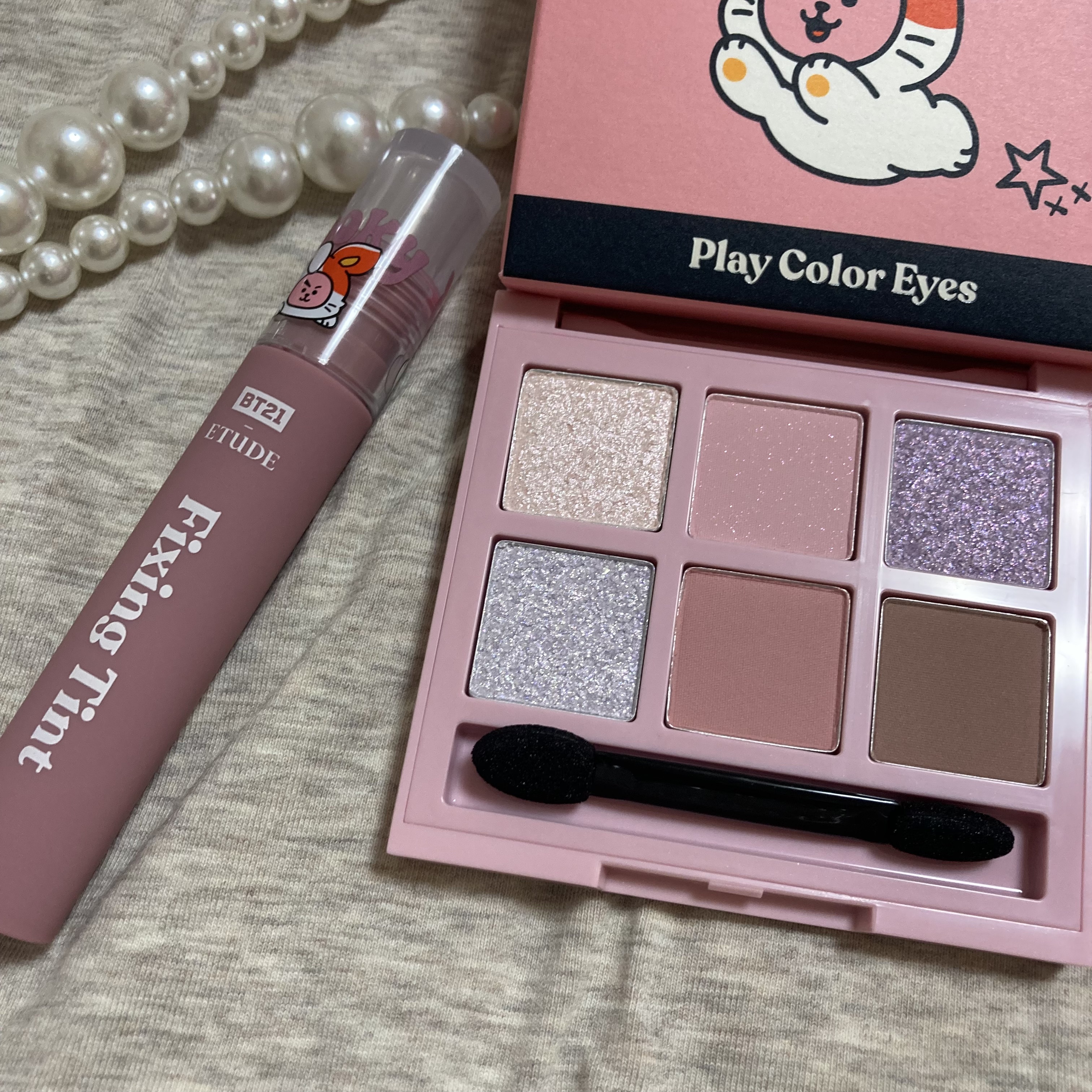 プレイカラーアイズミニ　COOKYオントップ/ETUDE/アイシャドウパレットを使ったクチコミ（1枚目）
