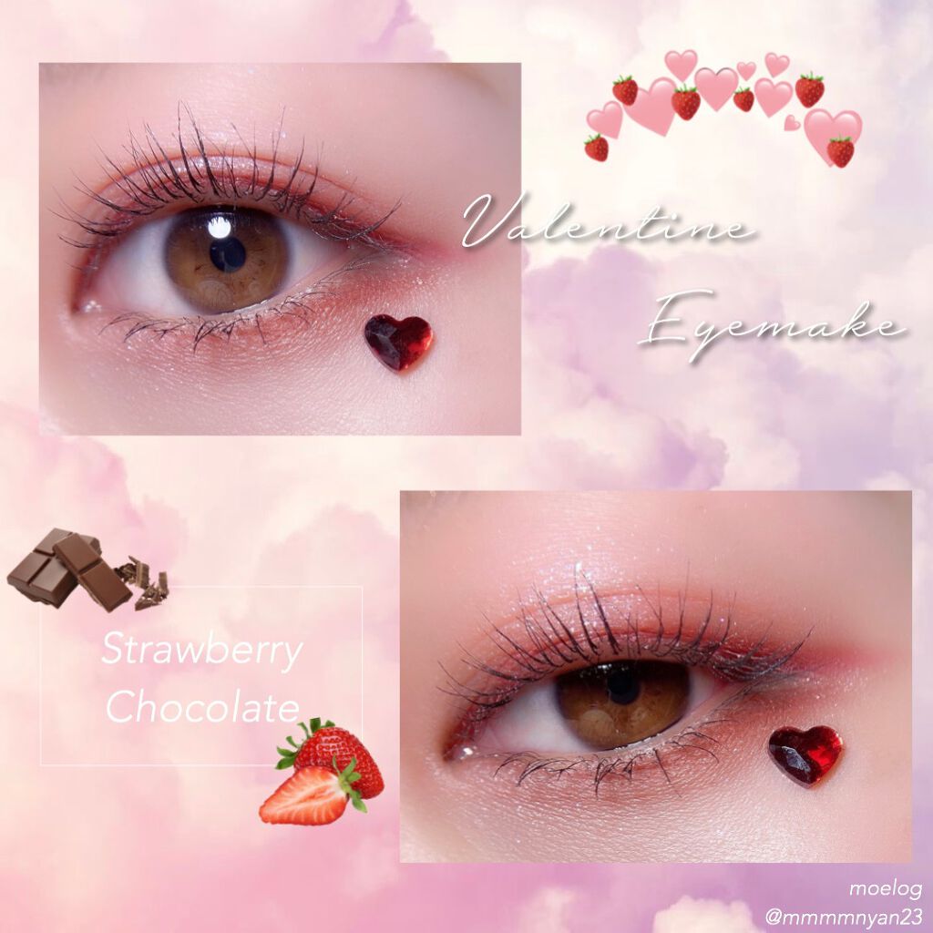 #自分ウケメイク 

ストロベリーチョコ
ブルーベリーチョコ
ミルクチョコ

⋱⋰ ⋱⋰ ⋱⋰ ⋱⋰ ⋱⋰ ⋱⋰ ⋱⋰ ⋱⋰

今年のバレンタインに3日間行ったメイクです💕
自分の好きを集めました❕
一番お気に入りなのはピンクのストロベリ