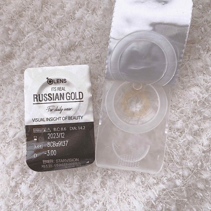 RUSSIAN (ロシアン)/OLENS/カラーコンタクトレンズを使ったクチコミ(2枚目)