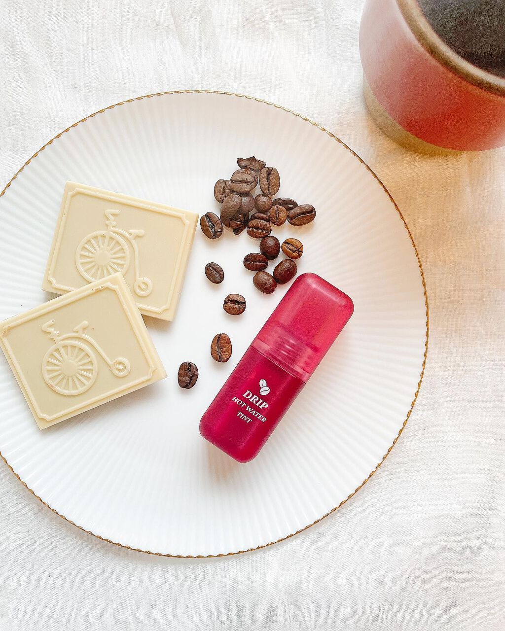 ドリップホットウォーターティント/BLACK ROUGE/リップティントを使ったクチコミ（1枚目）