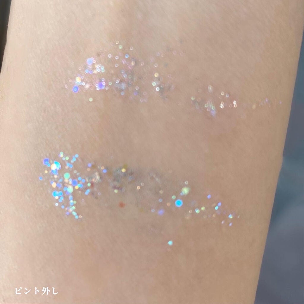 パールブリー アイグリッター トライアングル/BLACK ROUGE/グリッターを使ったクチコミ(7枚目)