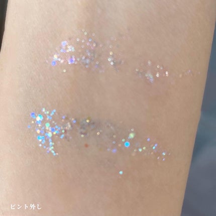 パールブリー アイグリッター トライアングル/BLACK ROUGE/グリッターを使ったクチコミ(7枚目)