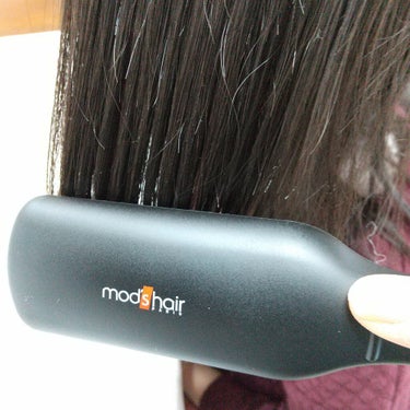 スタイリッシュ コンパクトイオンヒートブラシ MHB-3040-K/mod's hair/ストレートアイロンを使ったクチコミ（2枚目）