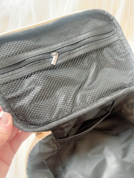 チェック柄 大容量 メイクアップバッグ/SHEIN/その他を使ったクチコミ(2枚目)