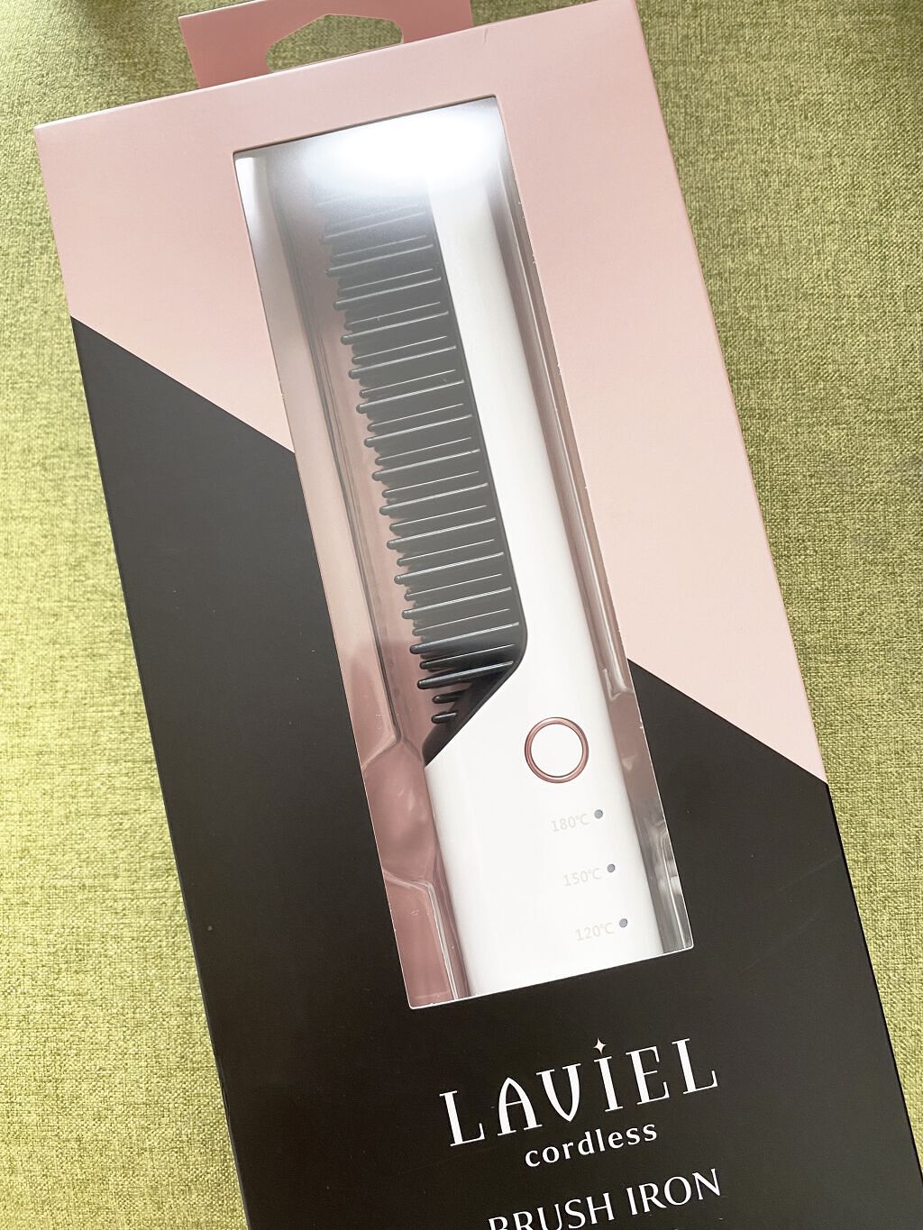 Cordless ブラシアイロン/LAVIEL/ヒートブラシを使ったクチコミ（1枚目）
