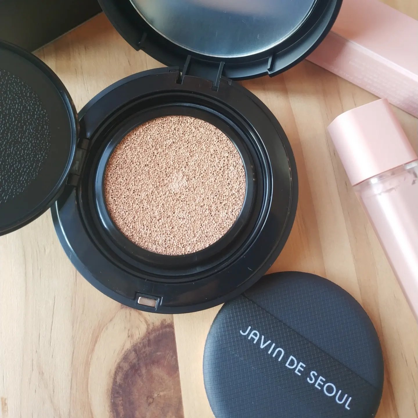 ジャビンドゥソウル ウインクファンデーションパクト 22 COVER SAND(カバーサンド)詰替用レフィル/Javin De Seoul/クッションファンデーションを使ったクチコミ（2枚目）