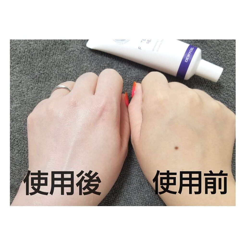 フィルタリングクリーム/DEWYCEL/日焼け止めクリームを使ったクチコミ(3枚目)