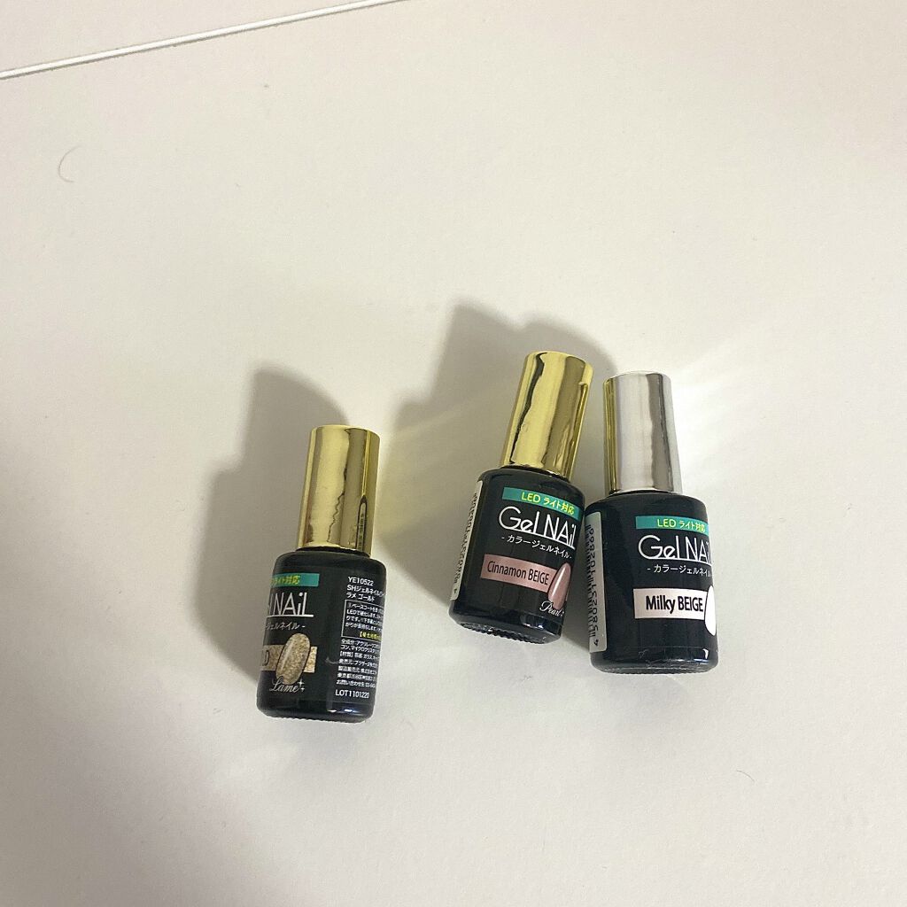ジェルネイル（ライト対応）/セリア/ジェルネイルを使ったクチコミ（1枚目）