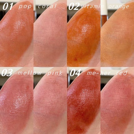 カラーフォーミーリップティント/myroink/リップティントを使ったクチコミ(4枚目)