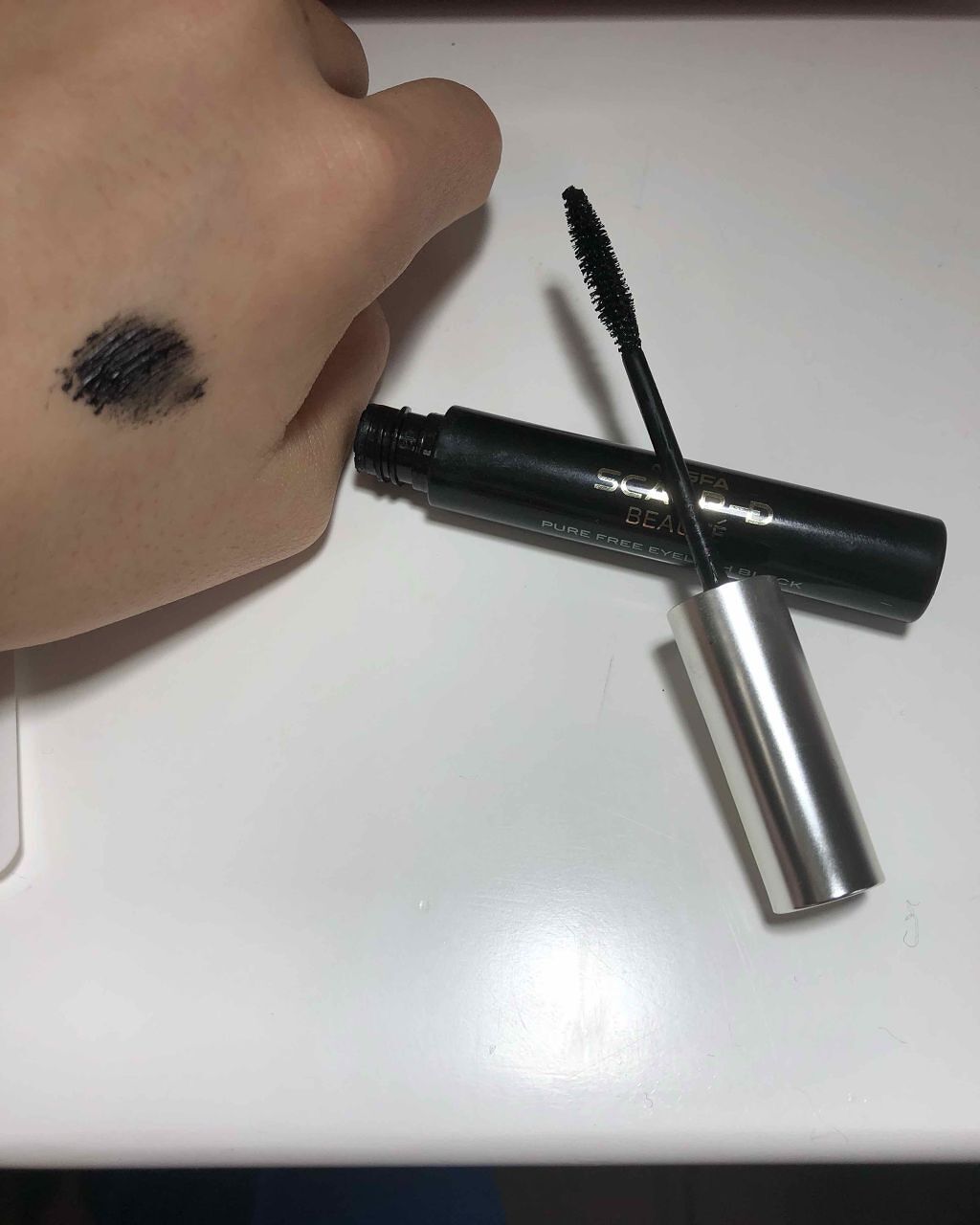 スカルプD ボーテ ピュアフリーマスカラ(ロング)/アンファー(スカルプD)/マスカラを使ったクチコミ（2枚目）