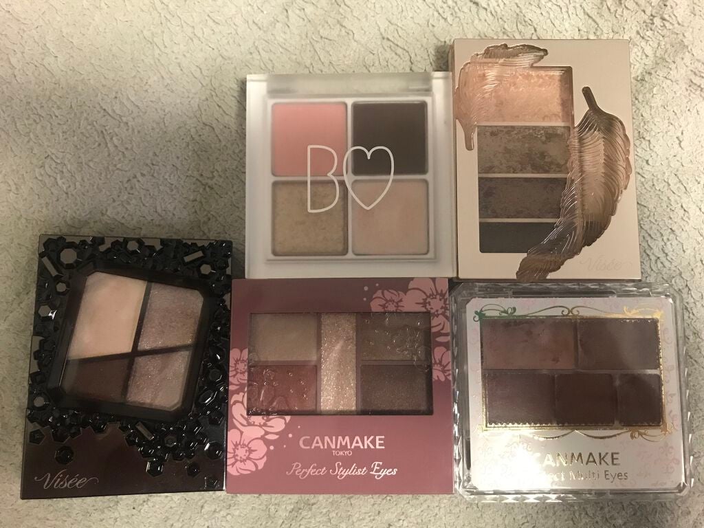 パーフェクトマルチアイズ/キャンメイク/アイシャドウパレットを使ったクチコミ(1枚目)