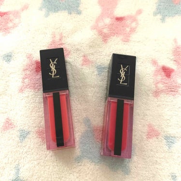 ルージュ ピュールクチュール ヴェルニ ポップウォーター 219 フューシャドロップス/YVES SAINT LAURENT BEAUTE/口紅を使ったクチコミ（3枚目）