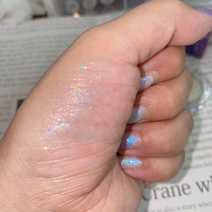 マルチグリッターカラー/ENBAN TOKYO/単色アイシャドウを使ったクチコミ(4枚目)