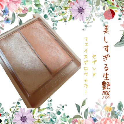 フェイスグロウカラー/CEZANNE/クリームハイライトを使ったクチコミ(1枚目)