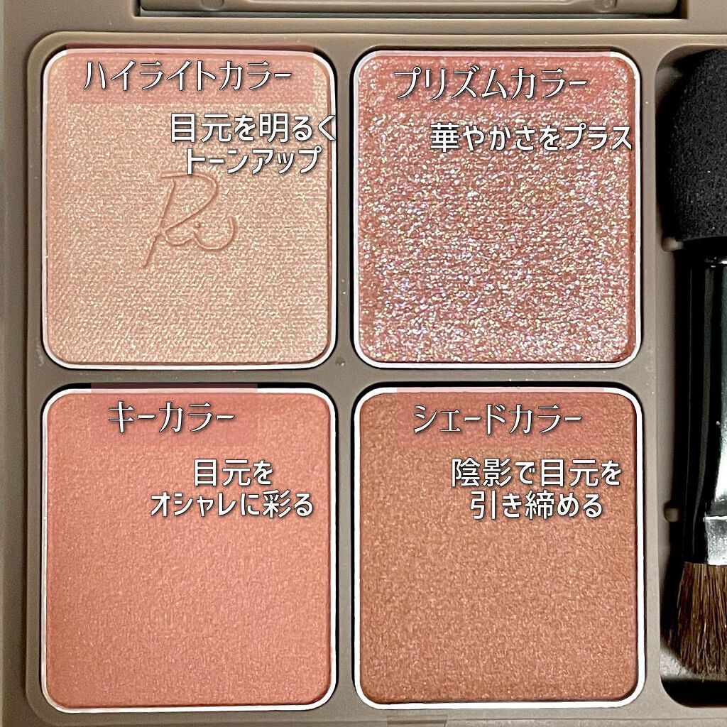 インザミラーアイパレット/Ririmew/アイシャドウパレットを使ったクチコミ（3枚目）