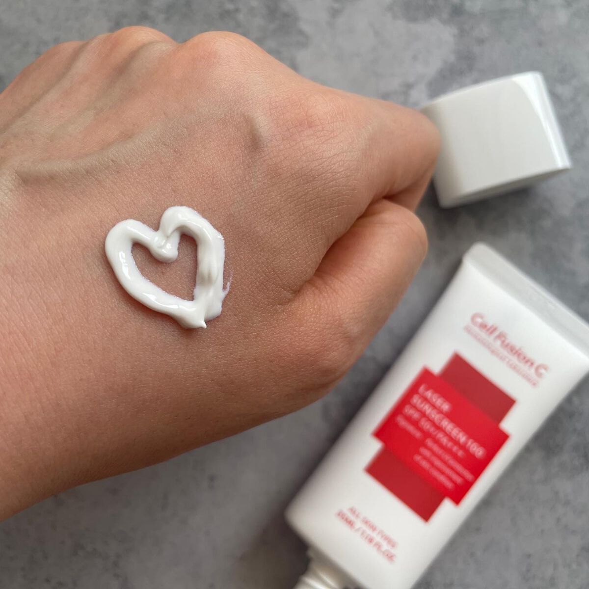 レーザーサンスクリーン 100/Cell Fusion C(セルフュージョンシー)/日焼け止めクリームを使ったクチコミ（3枚目）