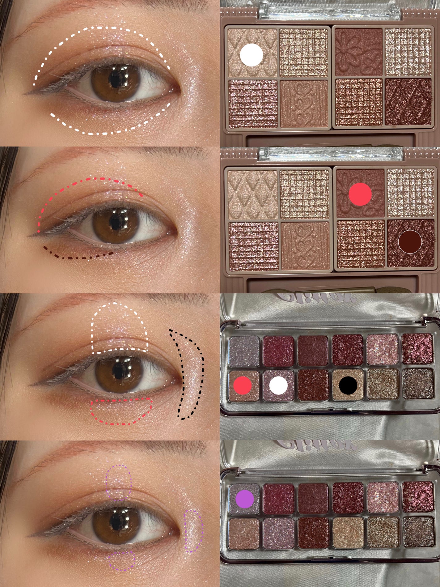 プティパレットアイズ/キャンメイク/パウダーアイシャドウを使ったクチコミ(5枚目)