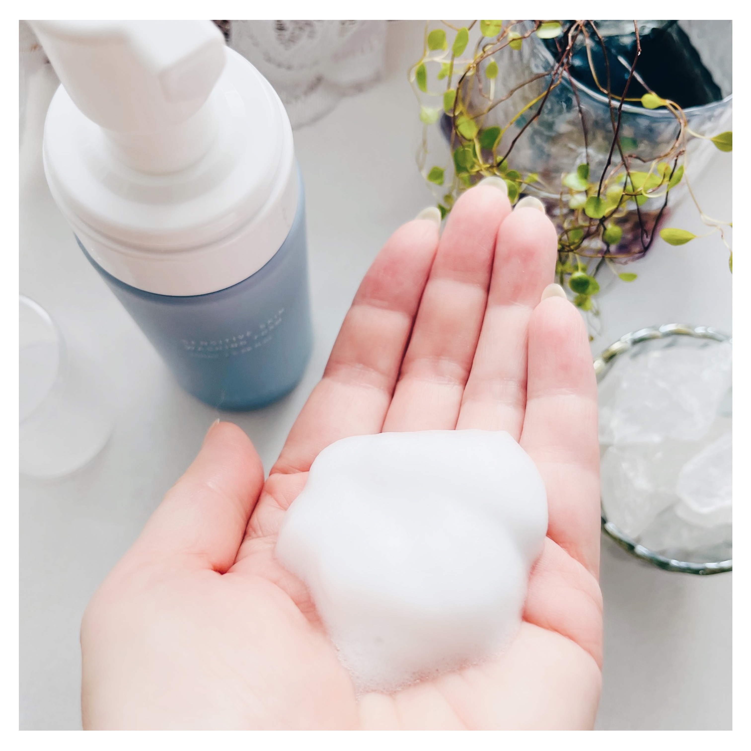 センシティブ スキン ウォッシングフォーム/OSAJI/泡洗顔を使ったクチコミ（3枚目）